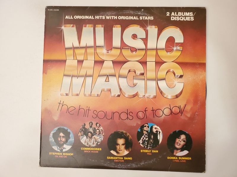 Stephen Bishop,Commodores,Samantha Sang,Steely Dan,Donna Summer Music Magic: The Hit Sounds of Today vinyl record